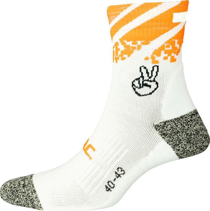 White-neon orange