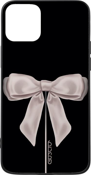 Actual product image Guscio iPhone 12 mini - Cover Satin White Ribbon (Apple iPhone 12 mini)