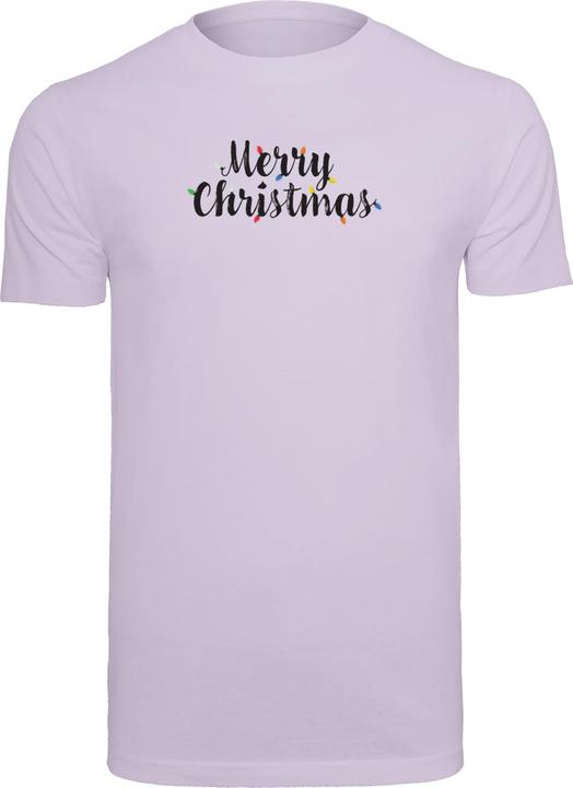 Produktbild Merchcode Merry Christmas Lights T-Shirt Round Neck - 111717 (L)
