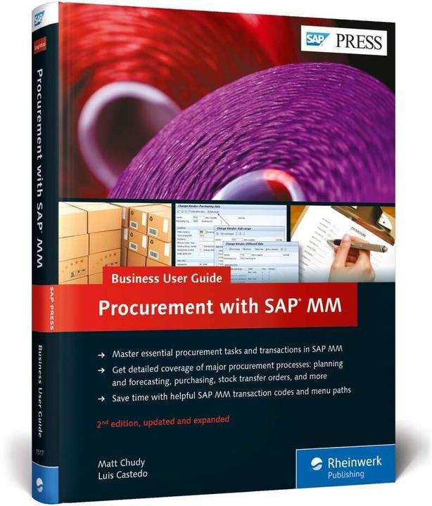 Produktbild Procurement with SAP MM: Business User Guide (Englisch, Luis Castedo, 2017)