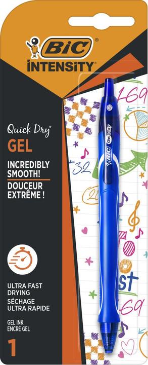 Actual product image Bic Gel Pen Gel-ocity Quick Dry 0.3 mm, Blue (Blue, 1 x)