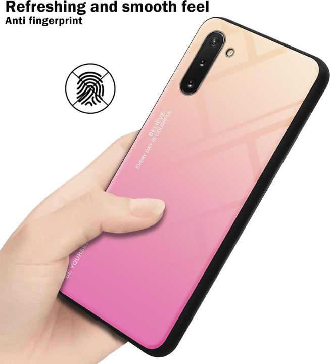 Productafbeelding Cadorabo TPU 2 kleuren glasdekking (Samsung Galaxy Note 10)