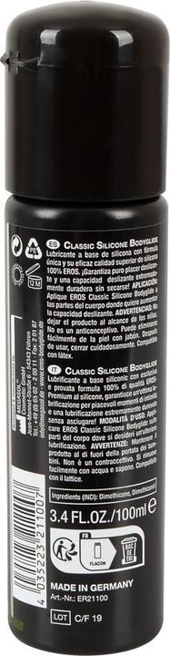 Actual product image Eros Classic Silicone Bodyglide (100 ml)
