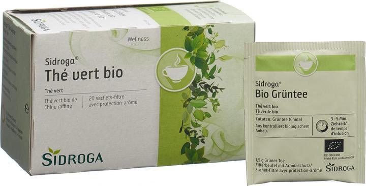 Actual product image Sidroga Organic green tea (34 g)