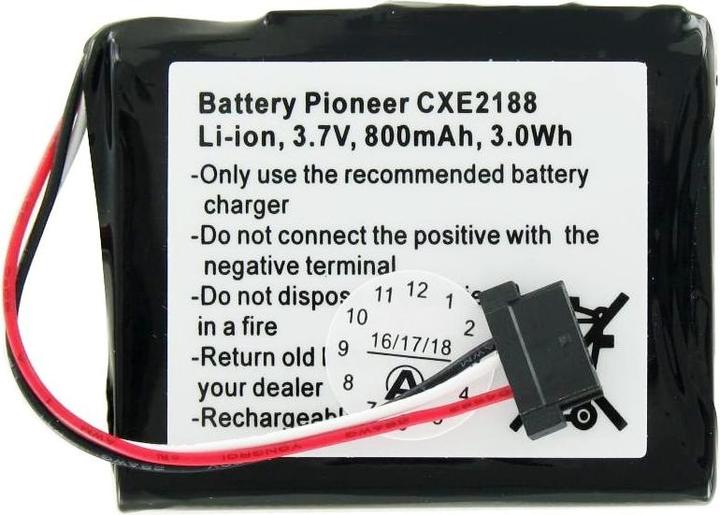 Image du produit Pioneer Batterie CXE2188, AVIC-F320BT, Batterie 338937010176
