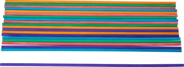Actual product image VBS Coloured wooden round sticks, 50 cm