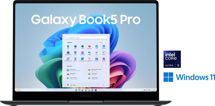 Immagine prodotto Samsung Galaxy Book5 Pro (14", Intel Core Ultra 5 226V, 16 GB, 512 GB, DE)