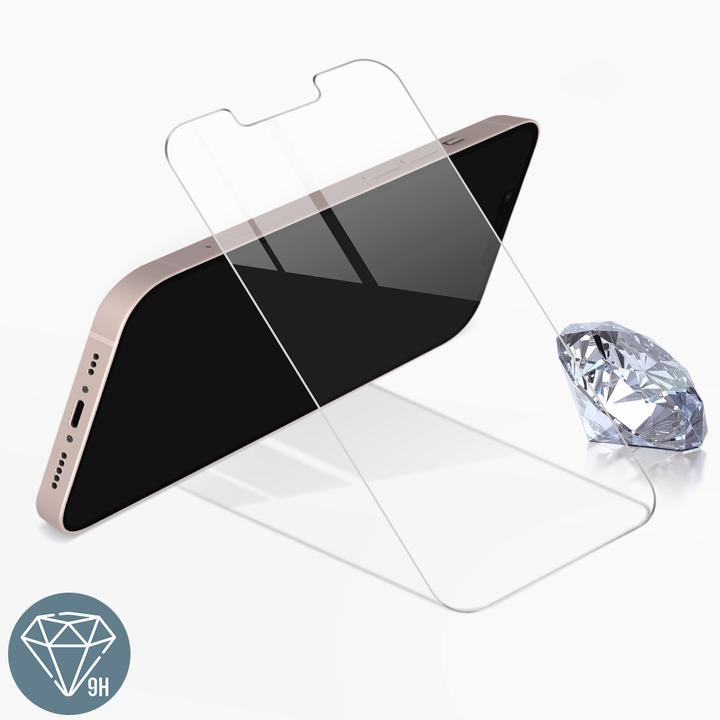 Actual product image Avizar Crystal clear film, glass screen protector (1 Piece, Apple iPhone 13 mini)