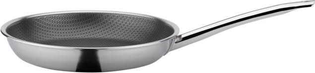 Actual product image Spring Cut Resist Pure frying pan (32 cm, Frying pan, Stainless steel)
