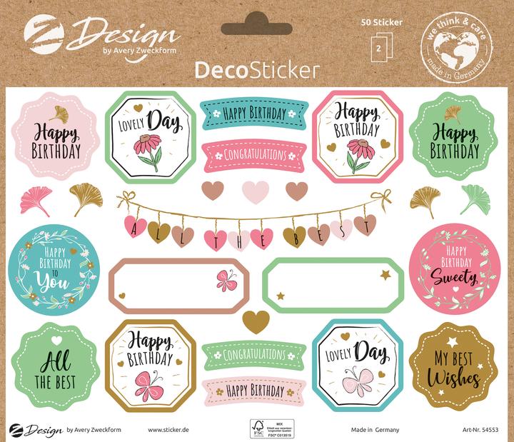 Produktbild Avery Deko Sticker