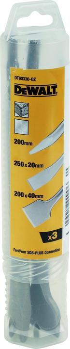 Actual product image DeWalt Set SDSPlus chisel 3pcs. (250 mm)