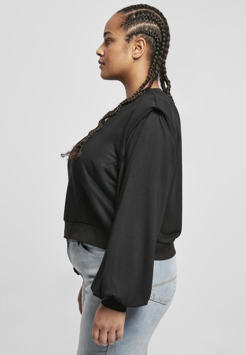 Image du produit Urban Classics Ladies Padded Shoulder Modal Terry Crewneck (XXL)