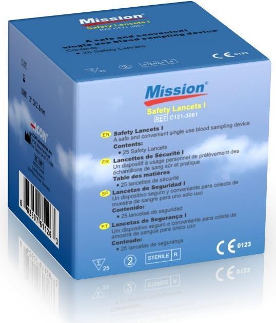 Immagine prodotto Mission 3-in-1 Lanzetten (Lancette pungidito)
