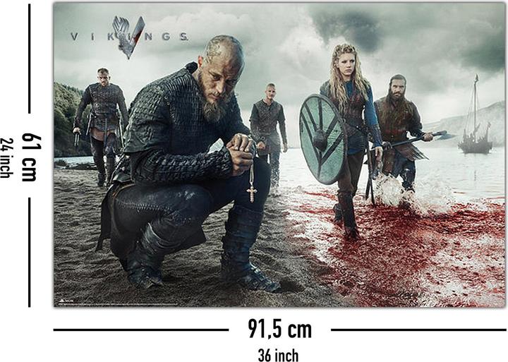 Immagine prodotto GB Eye Poster Vikings Paesaggio di sangue 91,5 x 61 cm