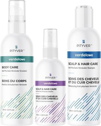 Pityver Set Hair Shampoo 150Ml + Body Wash 100Ml + Body Emulsion 150Ml (Flüssiges Shampoo)