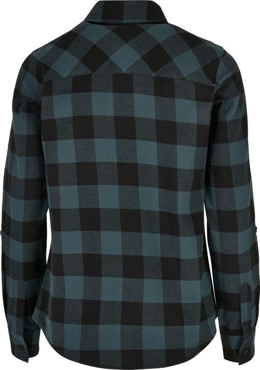 Produktbild Urban Classics Ladies Turnup Checked Flanell Shirt (XXL)