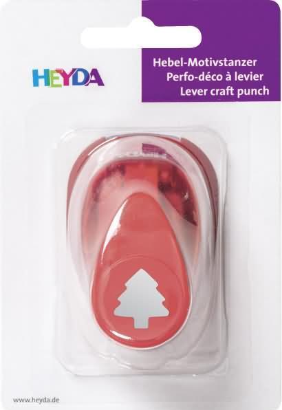 Produktbild Heyda Motivstanzer für Karton bis 220g/qm Baum klein 15x15mm