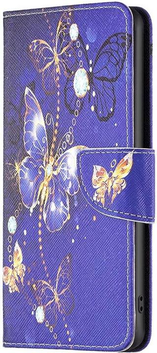 Actual product image Cover-Discount Nokia G42 - Leather case cover butterfly blue (Nokia G42)