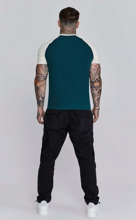 Actual product image Siksilk T-Shirt Raglan T-Shirt (S)