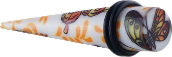 Produktbild Star Piercing Expander Schmetterling (Acryl, ohne Messing)