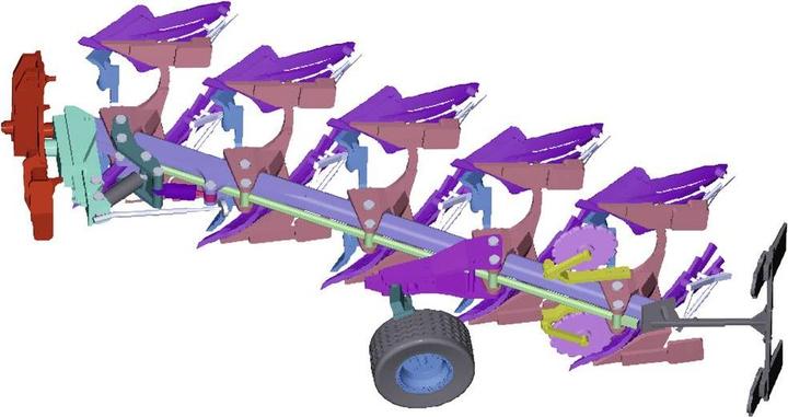 Produktbild Schuco Set Pflug Grubber Rabe 1:32