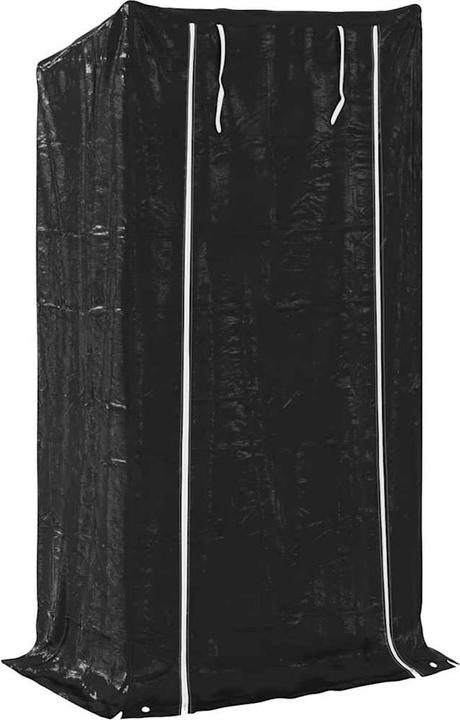 Produktbild VidaXL Brennholzregal mit Regenschutz 100x40x200 cm Verzinkter Stahl (100 x 40 x 200 cm)
