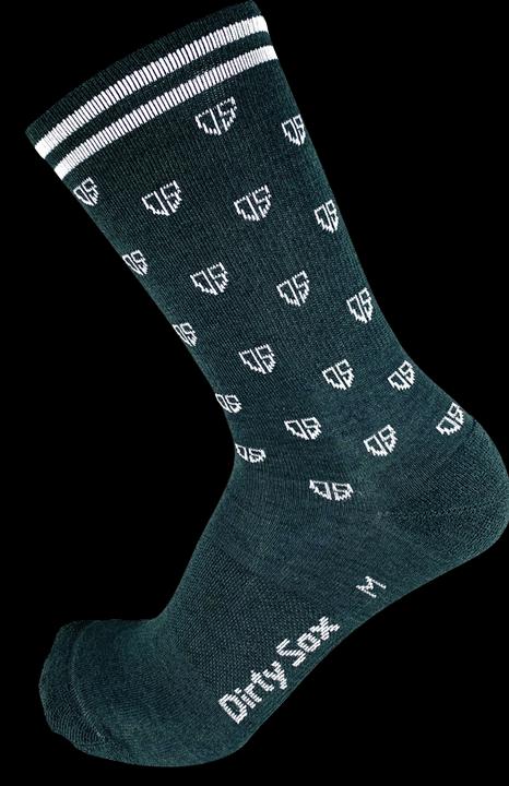 Dirtysox All Mountain Merinosocken - Gable Green - 20cm