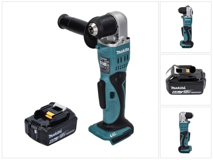Immagine prodotto Makita DDA 351 G1 Batteria trapano angolare 18 V 13,5 Nm + 1x batteria 6,0 Ah - senza caricabatterie (Batteria ricaricabile)