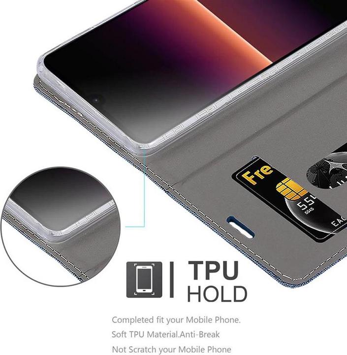 Image du produit Cadorabo Couverture look jeans Book (Sony Xperia L4)