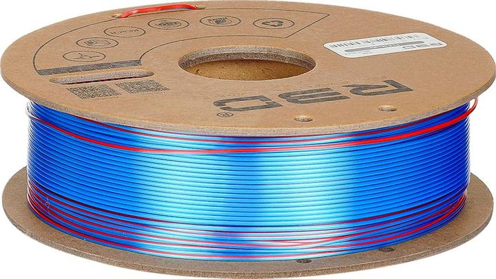 Actual product image R3D eSilk Magic-PLA Blue-Red Filament 1.75mm 1Kg (PLA, 1.75 mm, 1000 g, Blue, Red)