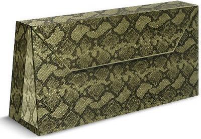 Immagine prodotto Francis Francis Bags CLUTCH Snake Green - Con inserto in schiuma