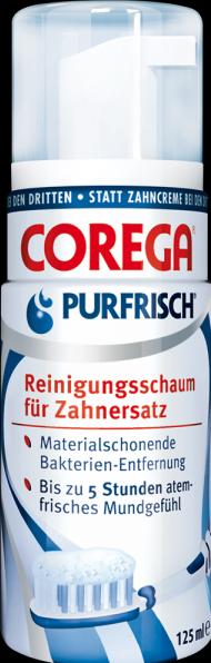 Actual product image Corega Purfrisch cleansing foam (125 ml)