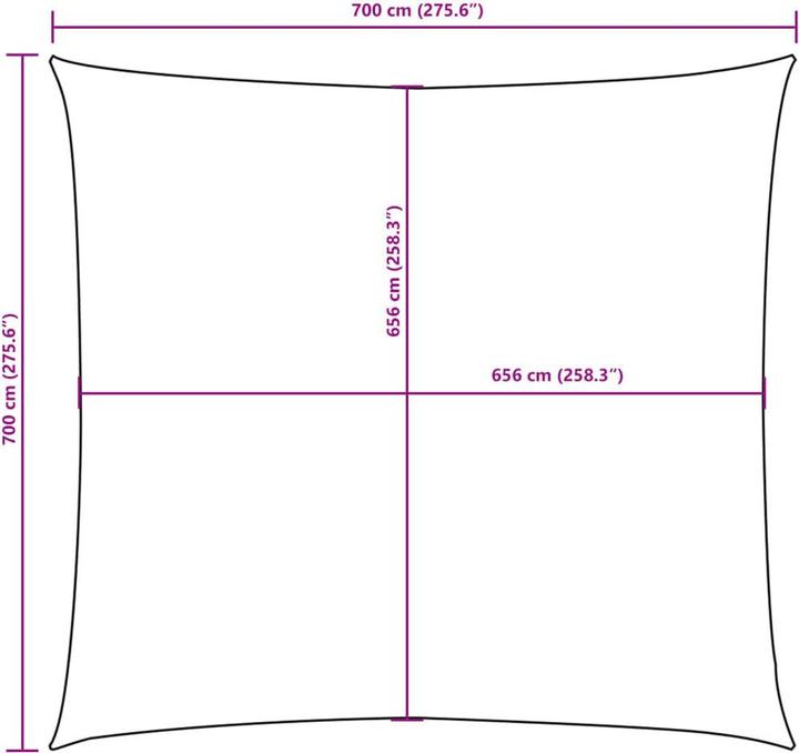 Image du produit VidaXL Sonnensegel (200 x 200 cm)