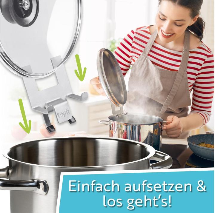 Actual product image Topfi Pot lid holder (Metal)