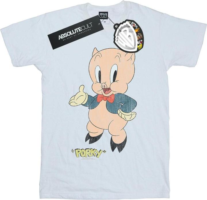 Looney Tunes Porky Pig Distressed TShirt (3XL)