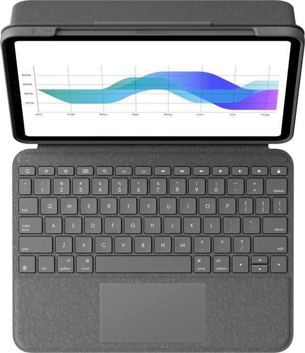 Immagine prodotto Logitech Folio Touch - Grigio - Ita - Mediter (IT, iPad Pro)