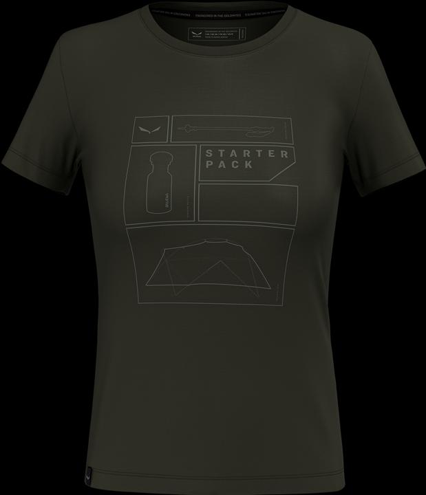 Actual product image Salewa Eagle Pack Dry'Ton T-Shirt Da (40)