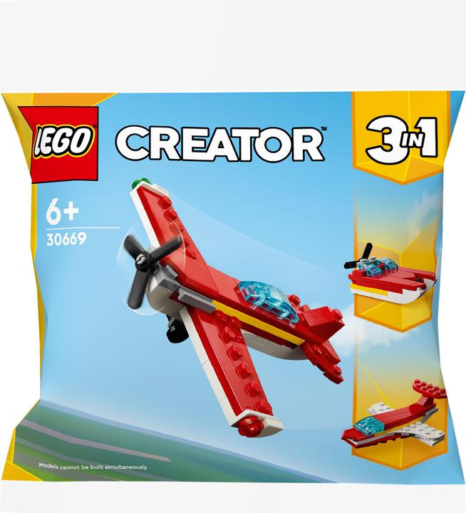 Immagine prodotto LEGO Leggendario aereo rosso (30669, LEGO Creator 3-in-1)
