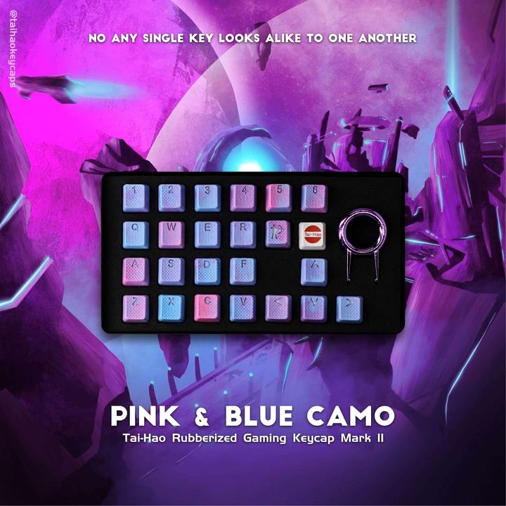 Produktbild Tai-Hao 23-Key Rubber Camo Keycap Set