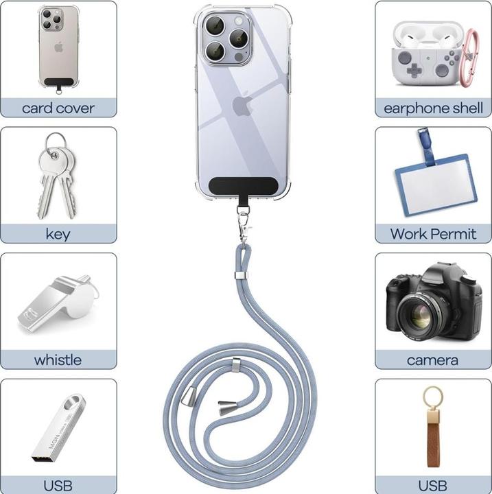 Actual product image Screenguard Universal Necklace Handykette für Smartphone Hüllen