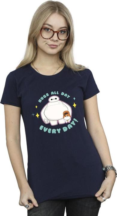 Actual product image Disney Womens/Ladies Big Hero 6 Baymax Hugs Everyday Cotton T-Shirt (XXL)