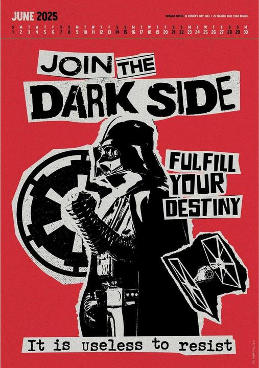 Immagine prodotto Star Wars Calendario da Parete