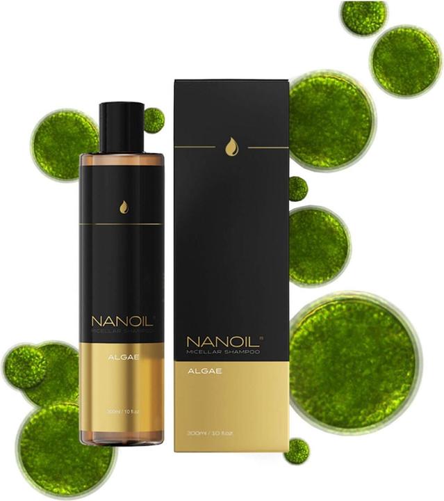 Immagine prodotto Nanoil Shampoo Micell con alghe (300 ml, Shampoo liquido)