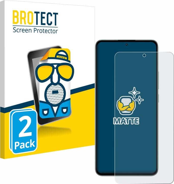 Actual product image BROTECT Anti-glare screen protector matt (2 Piece, Xiaomi 13T Pro)