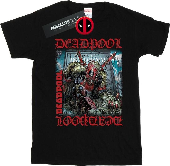 Deadpool Here Lies Deadpool TShirt (XXL)
