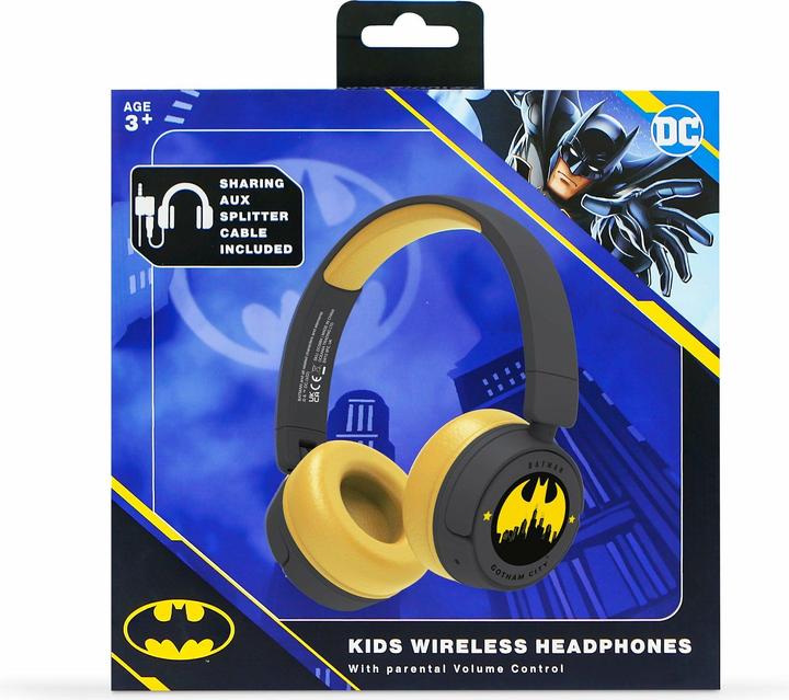 Produktbild OTL Bluetooth Headset w/Perental Control - Batman Gotham City (DC0984)