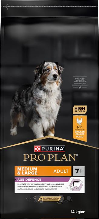 Image du produit Pro Plan Dog Medium & Large Adult 7+ Poulet (Adulte, 1 pcs, 14000 g)