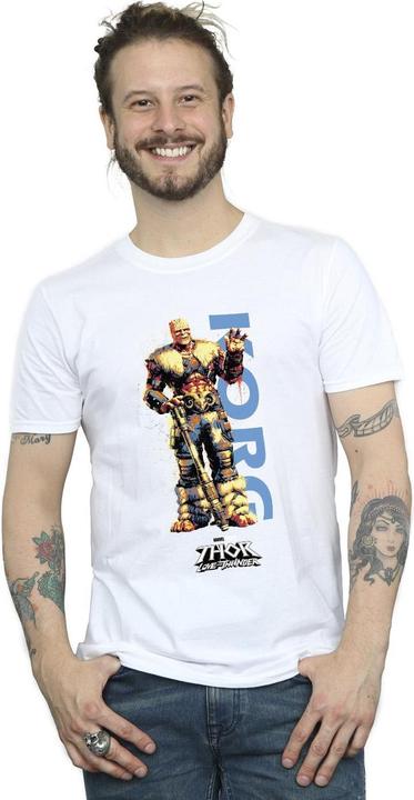 Image du produit - T-shirt THOR LOVE AND THUNDER KORG WAVE - Homme (3XL)