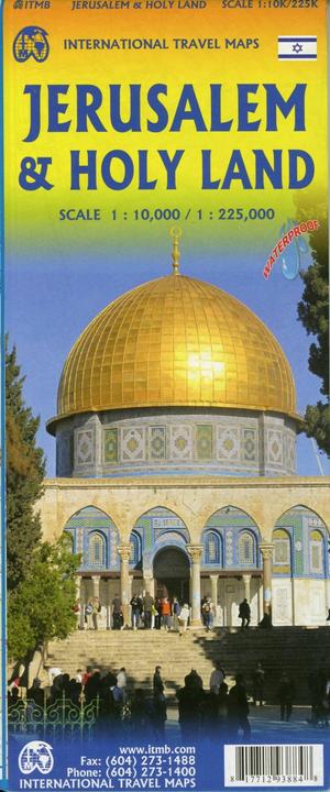 Actual product image Maps. Jerusalem & Holy Land