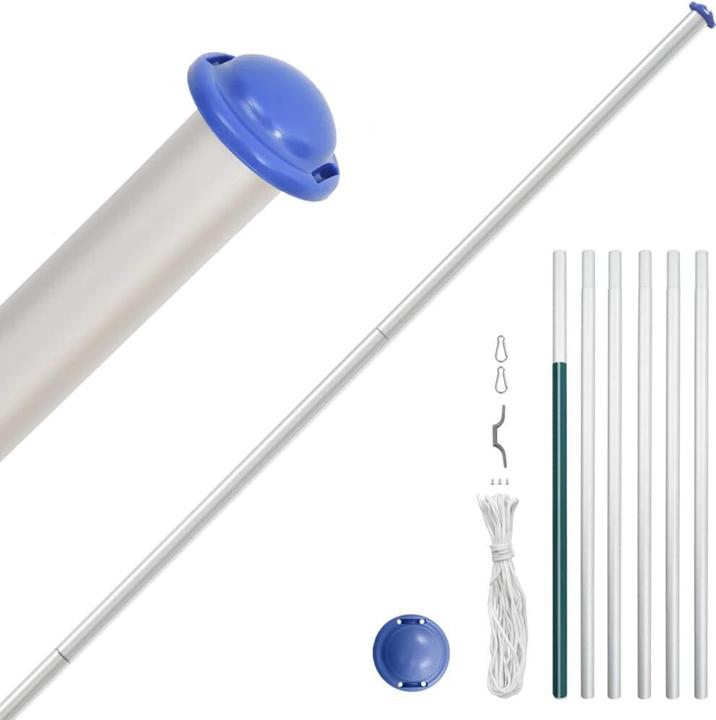 Produktbild VidaXL Flagge Grossbritanniens mit Mast 6,23 m